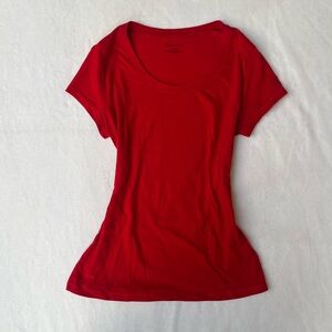 No Boundaries Vibrant Red Short Sleeve Tee